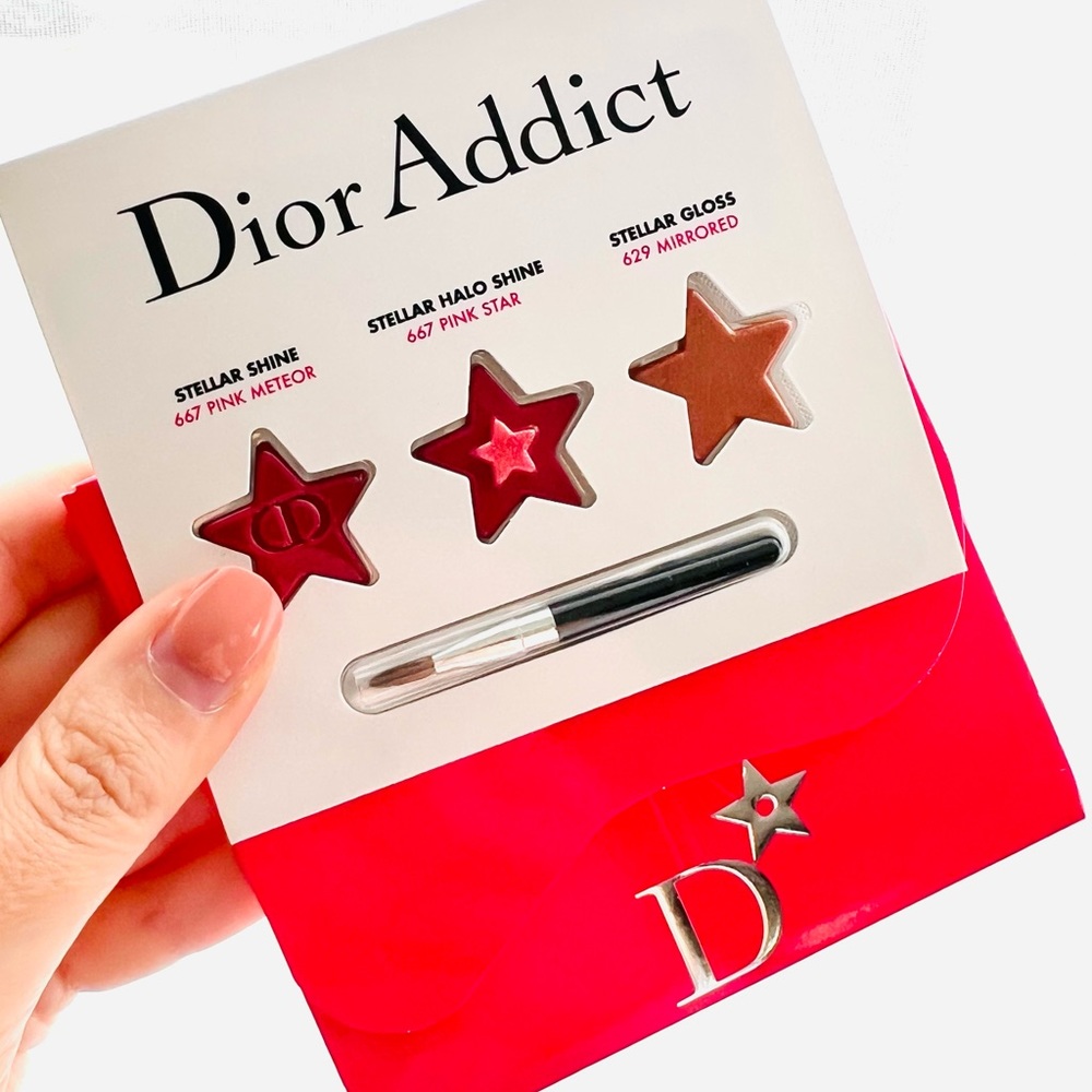 5 for 25⚡️Dior Addict Lip Trio Gift Sample Set NIB